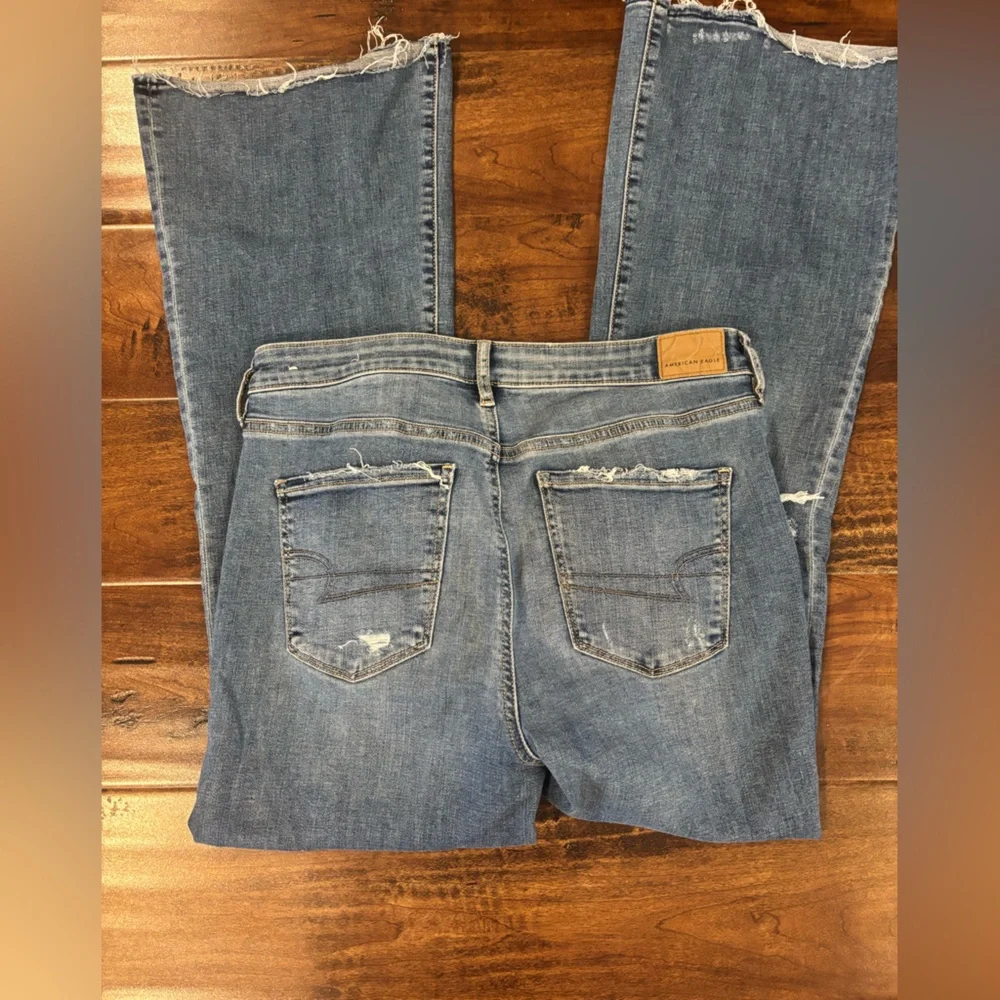 American Eagle super hi-rise flare 6 regular - Picture 5 of 5